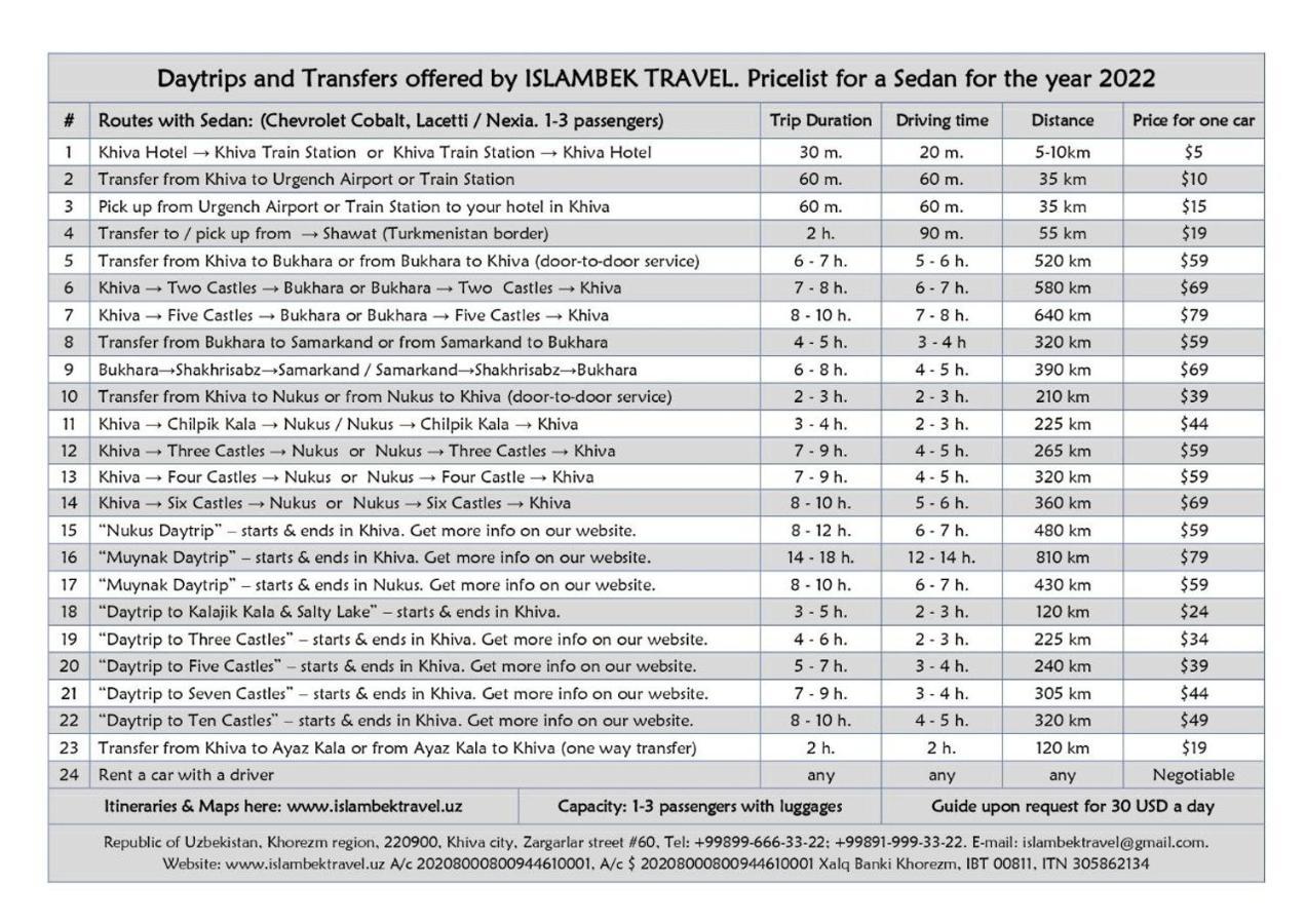 חיווה Islambek Hotel & Travel מראה חיצוני תמונה